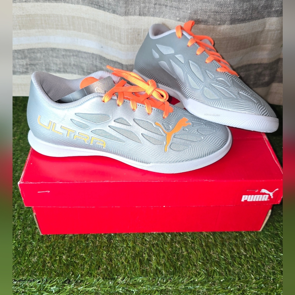 Puma Ultra Gray with Orange Accents